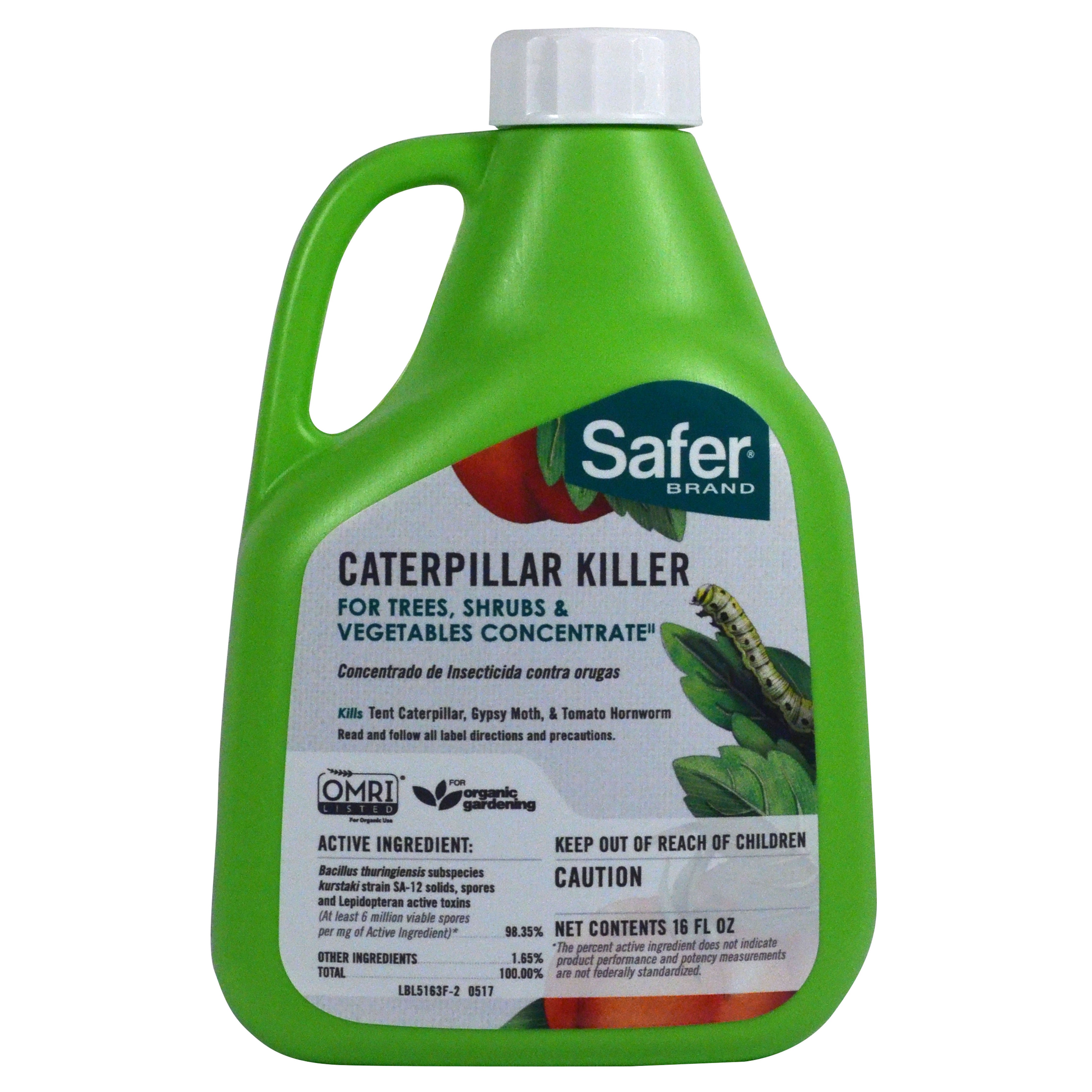 Safer 16oz Caterpiller Killer Conc — priced per each; minimum 6; multiples of 6