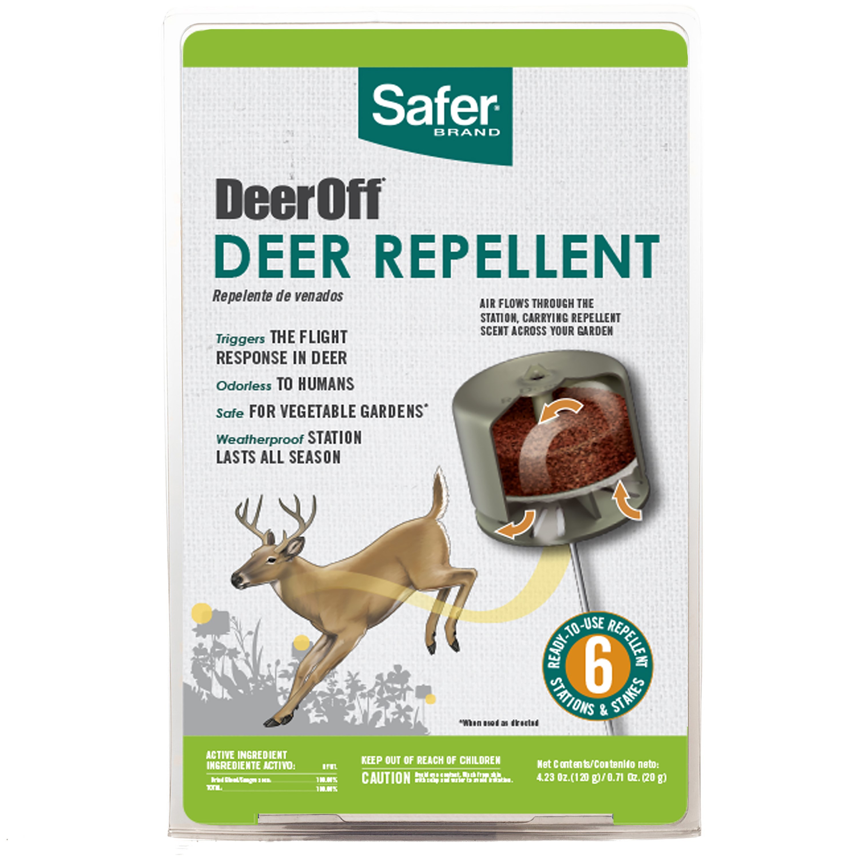 Safer Deer Repellent Waterproof Stations