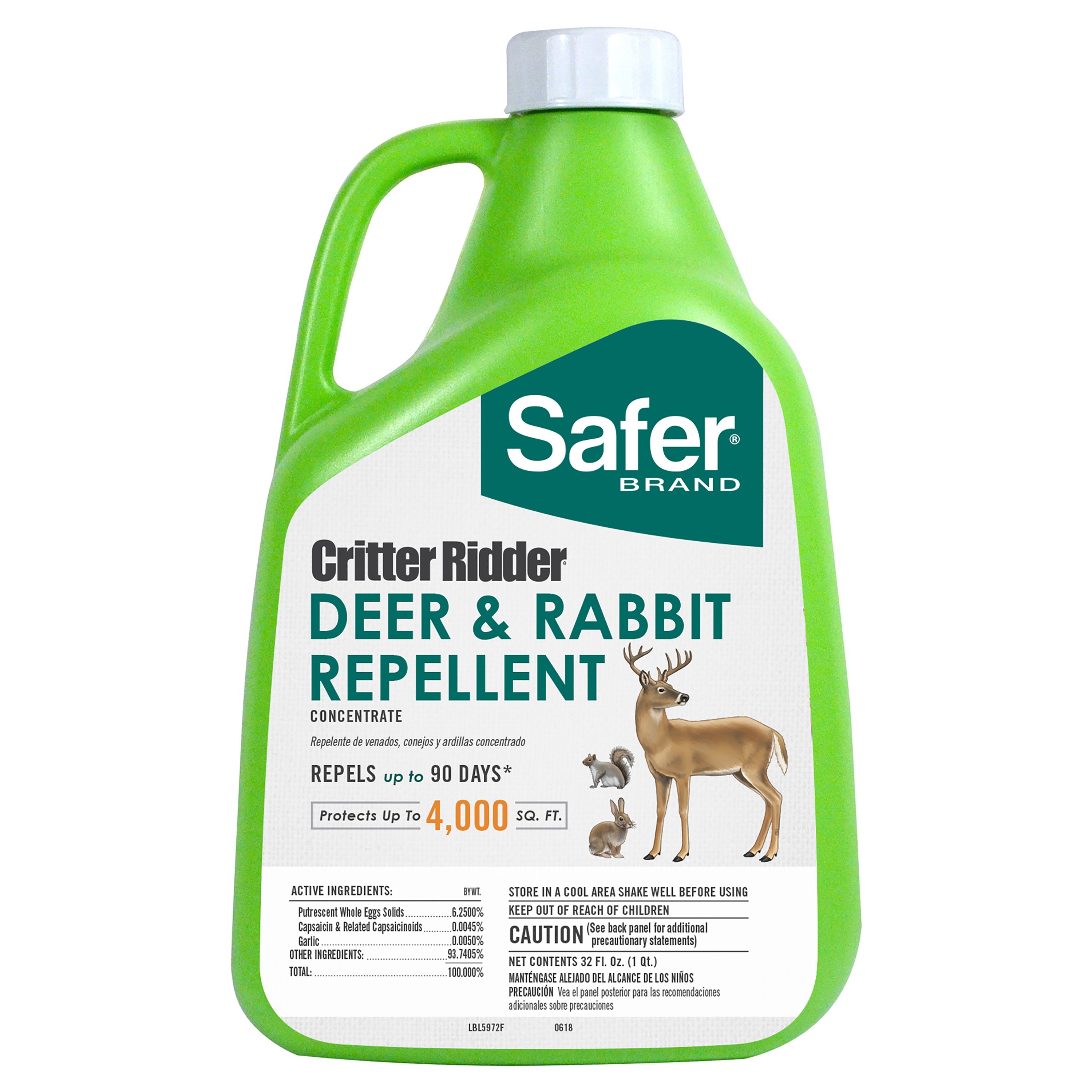 Safer 32oz Concentrate Deer Repellent — priced per each; minimum 4; multiples of 4