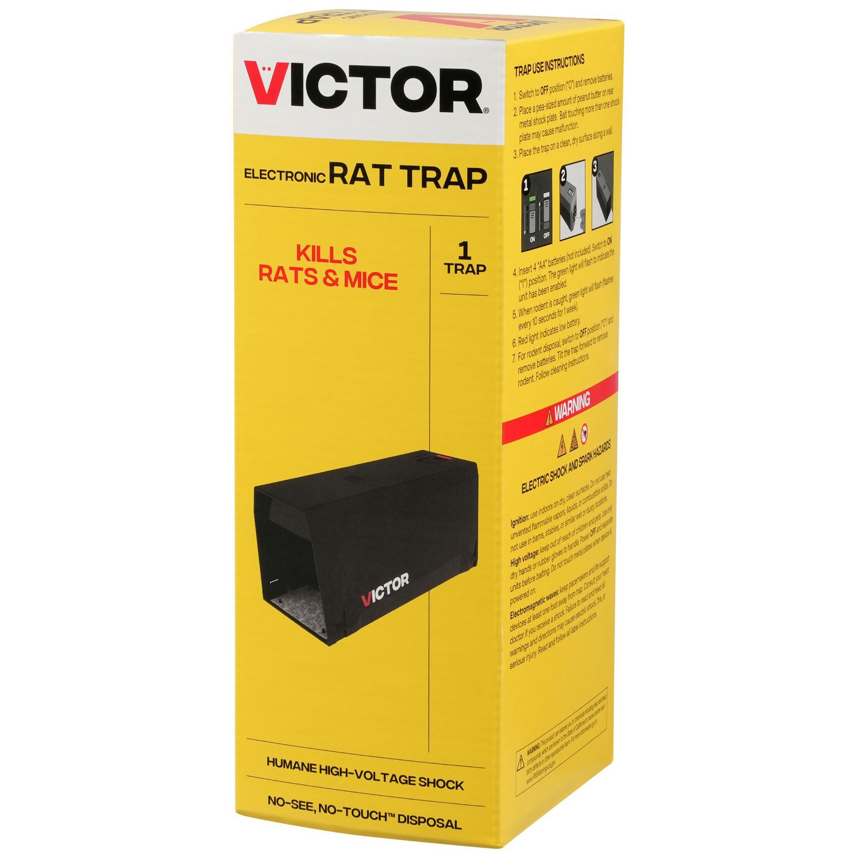 Victor Electronic Rat Trap — priced per each; minimum 4; multiples of 4