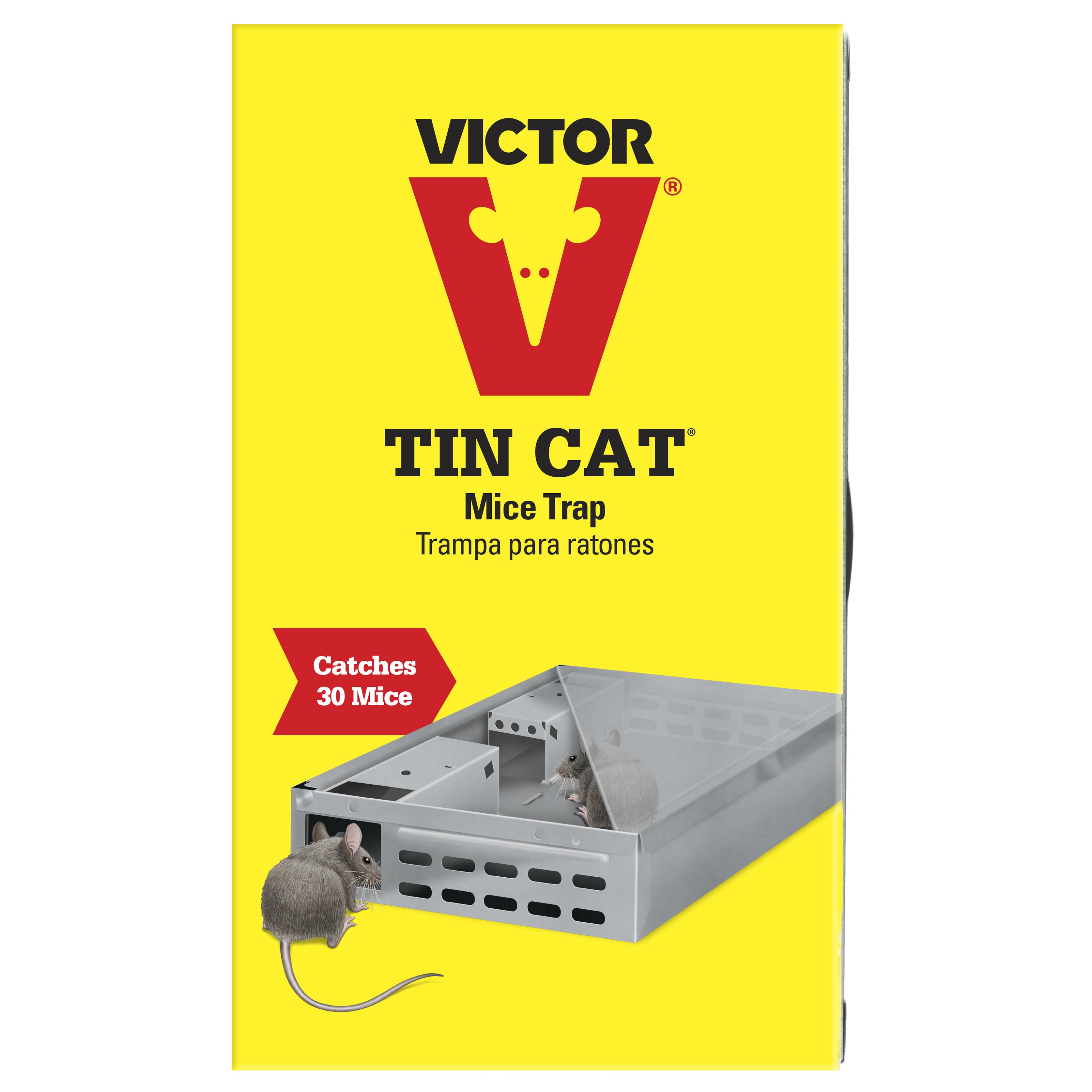 Victor Tin Can Mouse Trap Solid Top — priced per each; minimum 6; multiples of 6