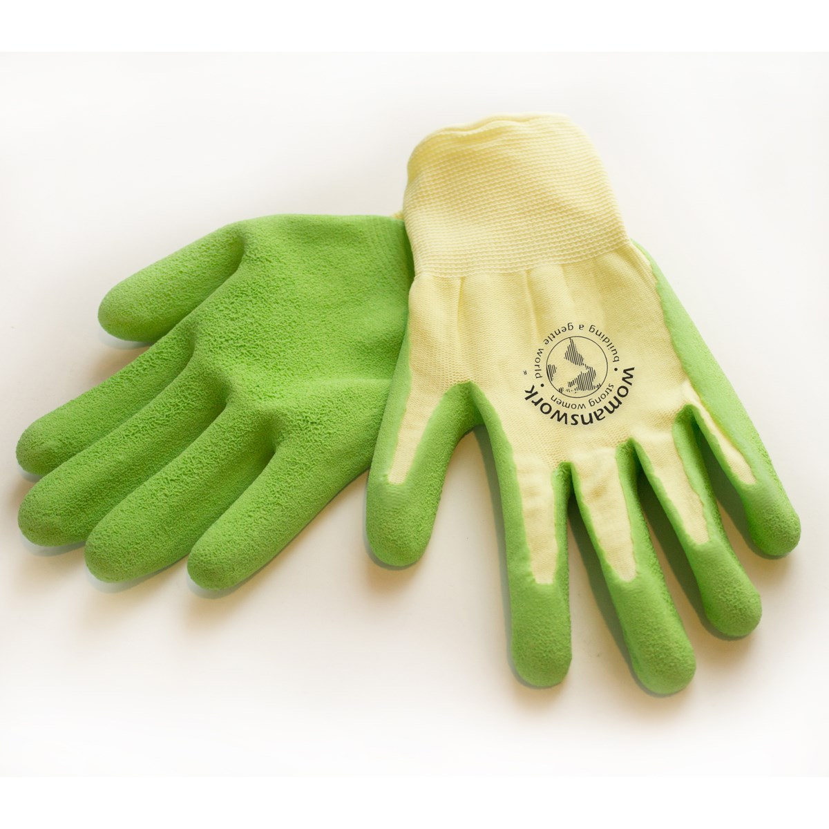 WWG Large Green Weeding Glove Latex Dipped — priced per each; minimum 6; multiples of 6