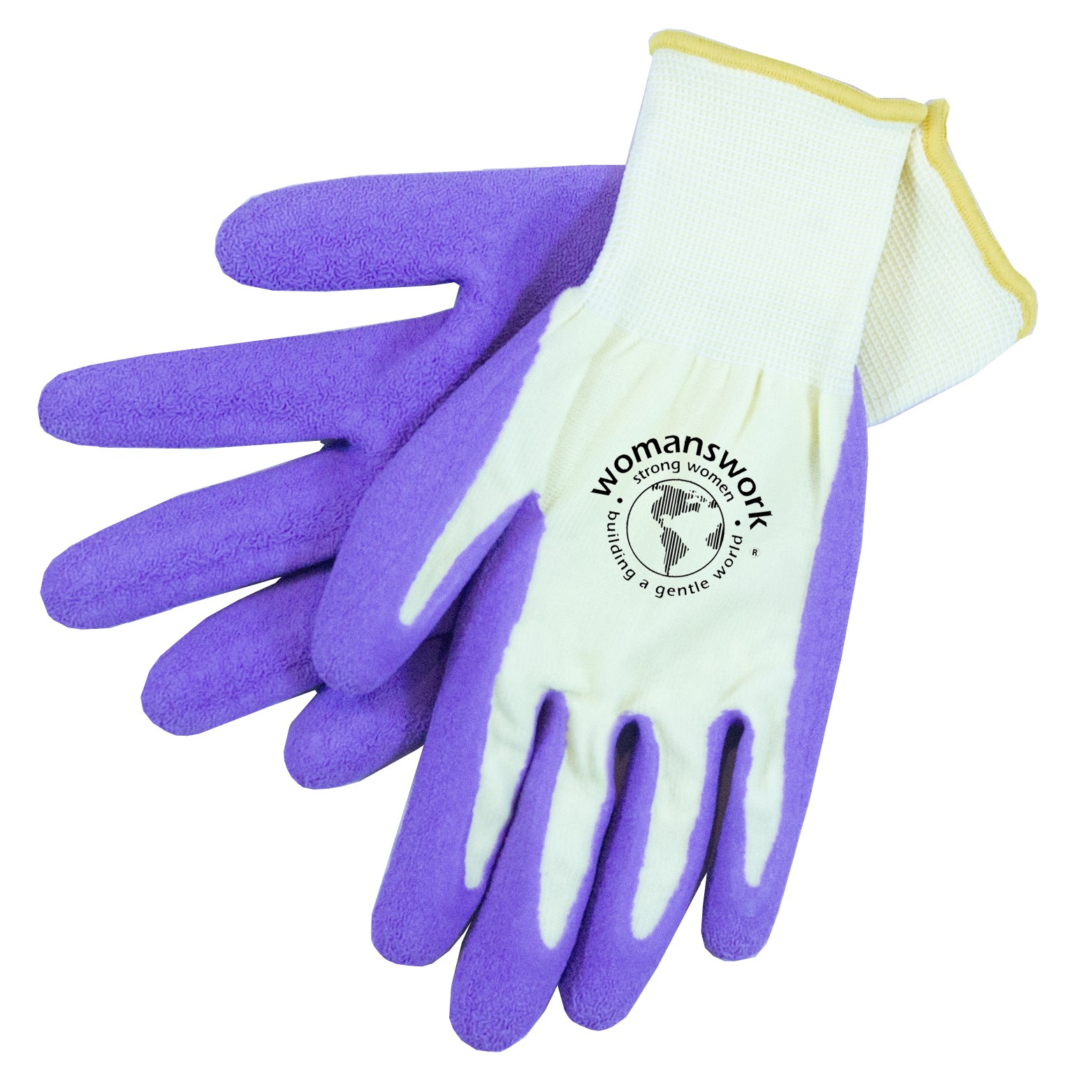 WWG Med Purple Weeding Glove Latex Dipped — priced per each; minimum 6; multiples of 6