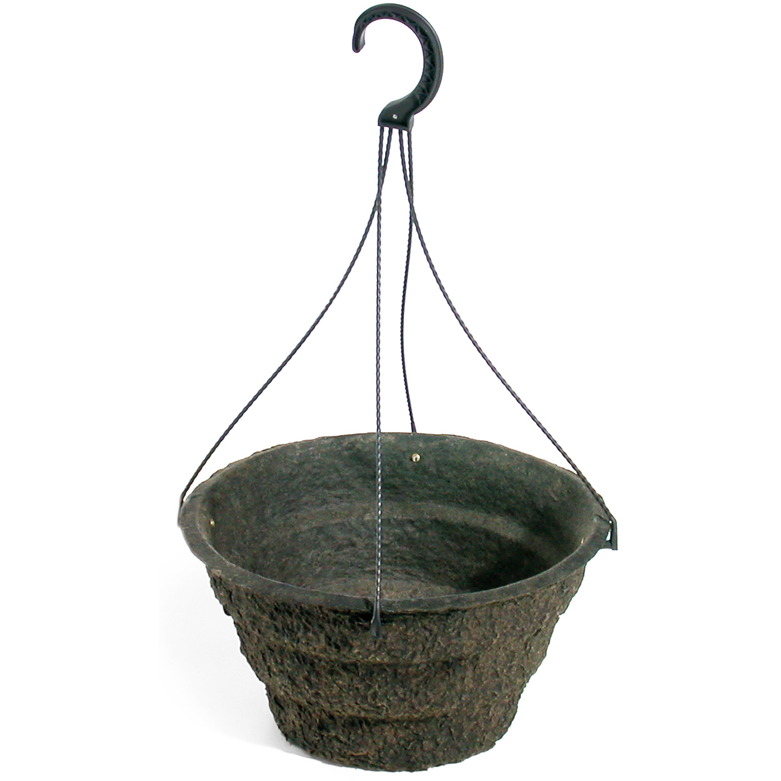 Western Pulp 12 Round Retail Hanging Basket w/Hanger w/UPC, 2.09gal — priced per each; minimum 12; multiples of 12