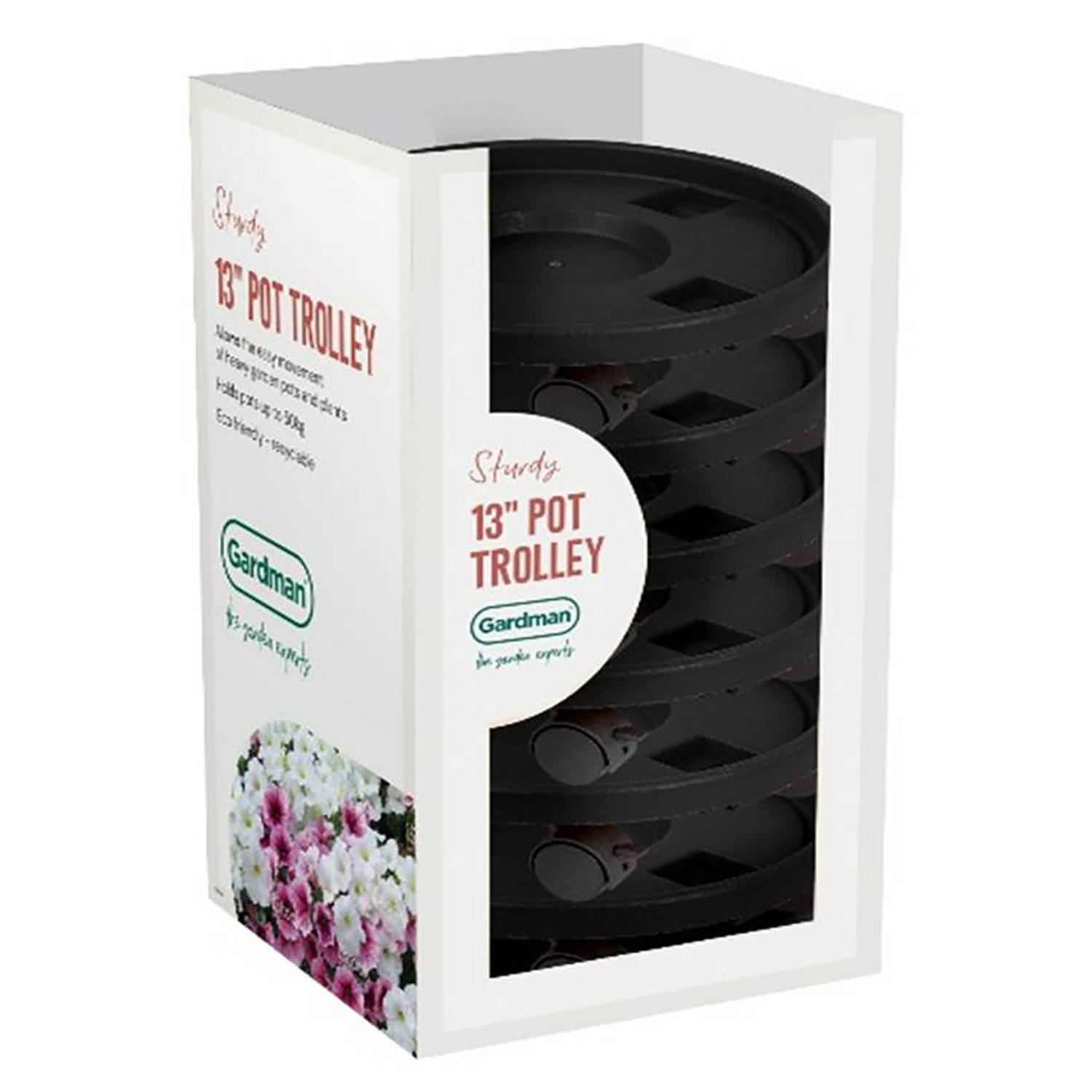 WSP 13" Plastic Plant Caddy — priced per each; minimum 12; multiples of 12