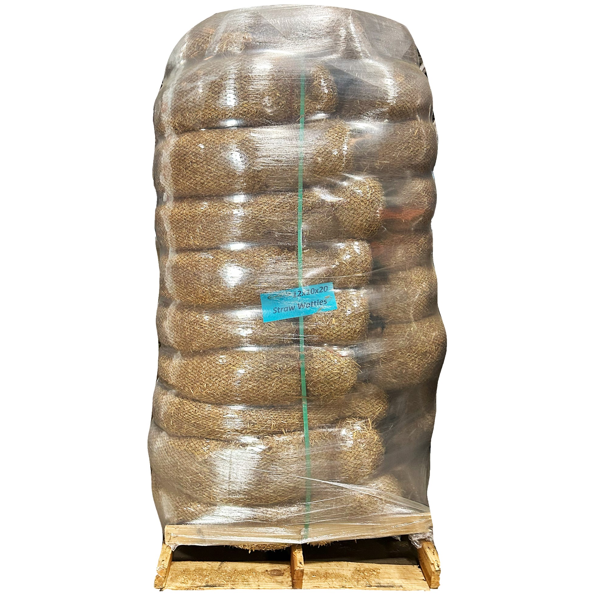 Erosion Tech 12"x10' Straw Wattle — priced per each; minimum 20; multiples of 20