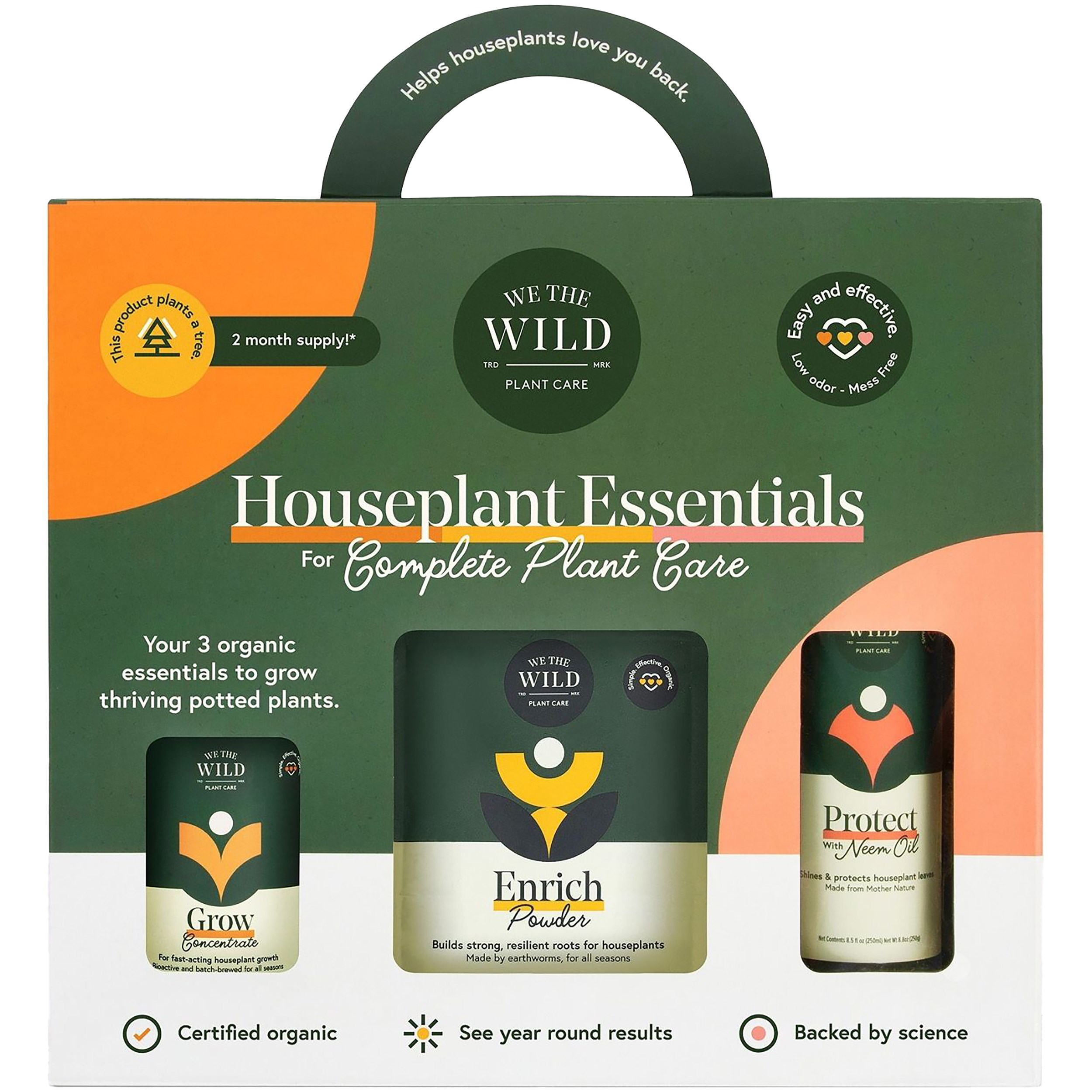 We The Wild Houseplant Care Kit Organic Starter Kit — priced per each; minimum 4; multiples of 4