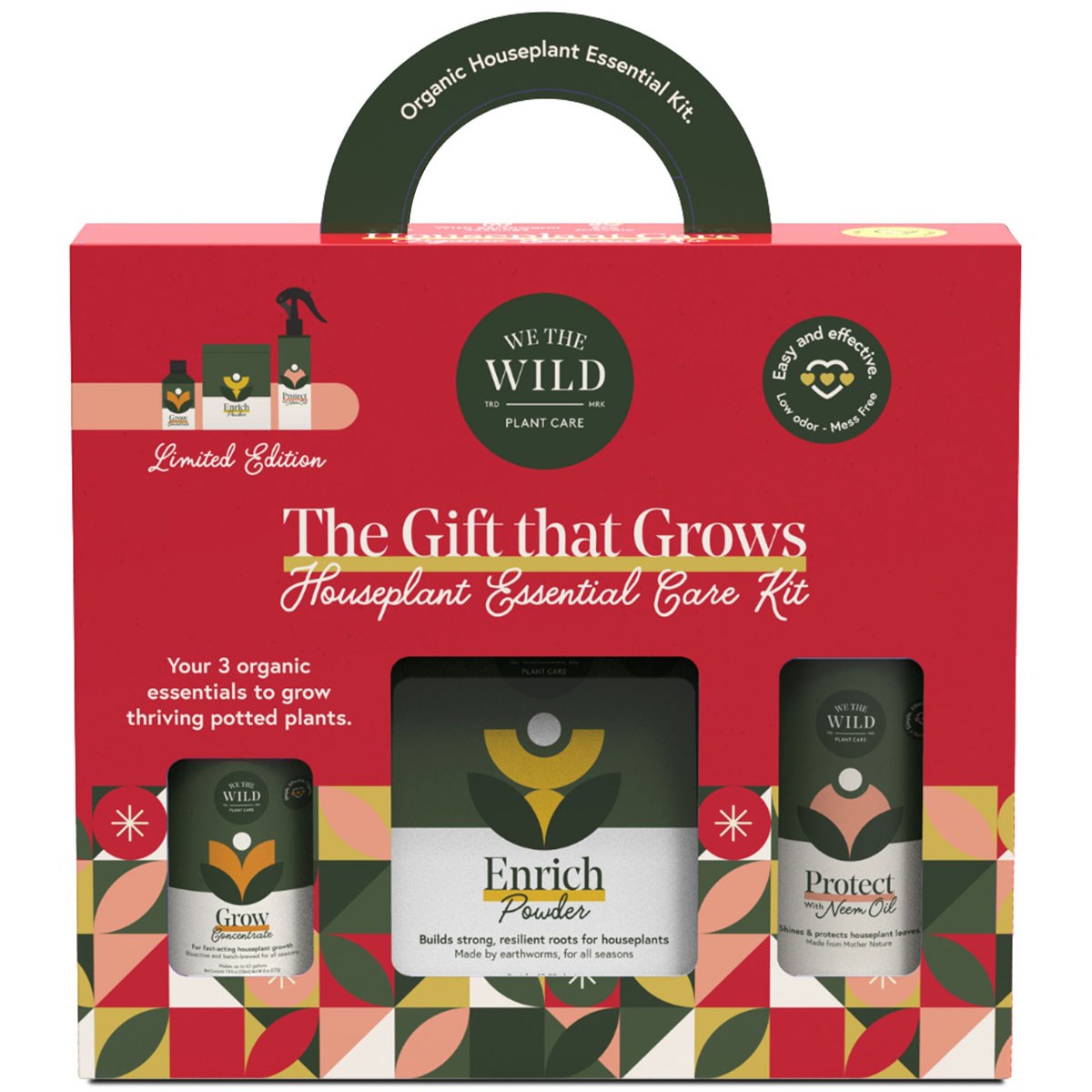 We The Wild The Gift That Grows Christmas Organic Starter Kit — priced per each; minimum 4; multiples of 4