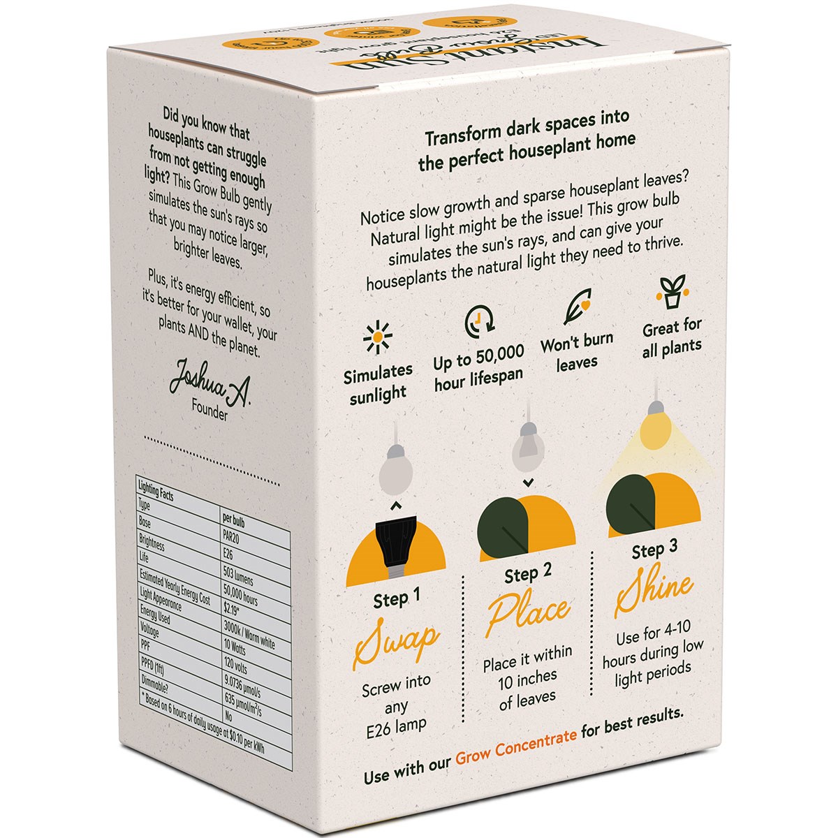 We The Wild 11W Instant Sun Grow LED Bulb - Image 2