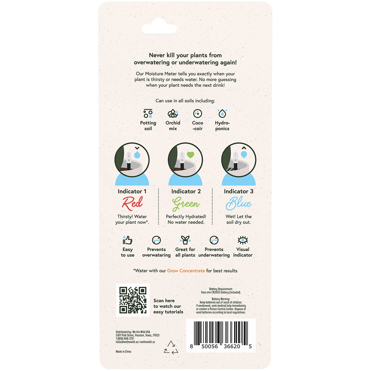 We The Wild Soil Moisture Meter - Image 2