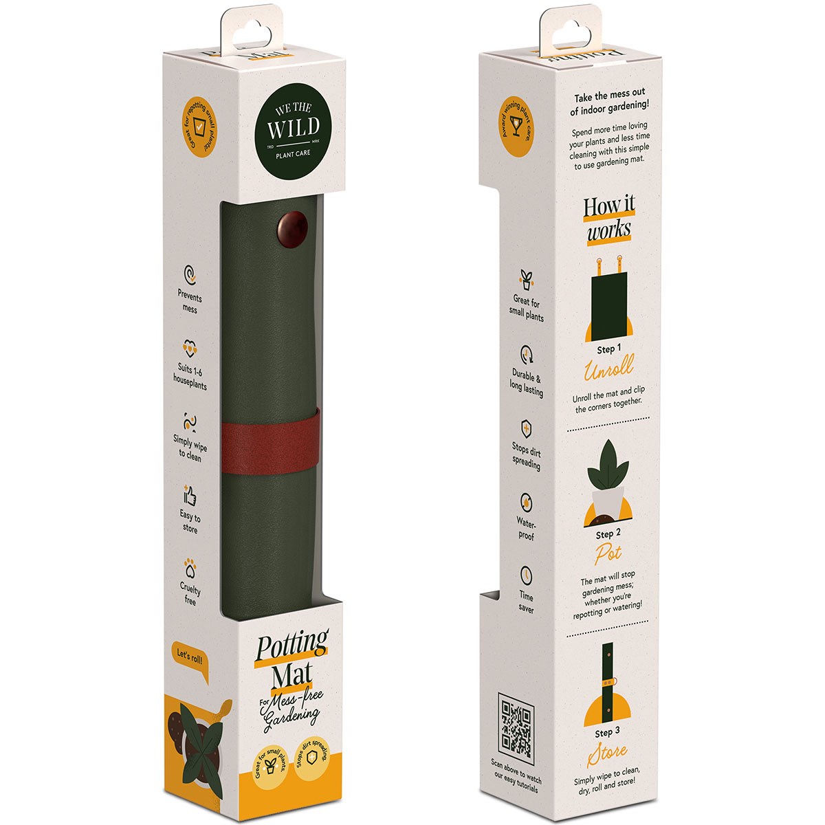 We The Wild 12" x 24" Reusable Potting Mat Small Green — priced per each; minimum 6; multiples of 6