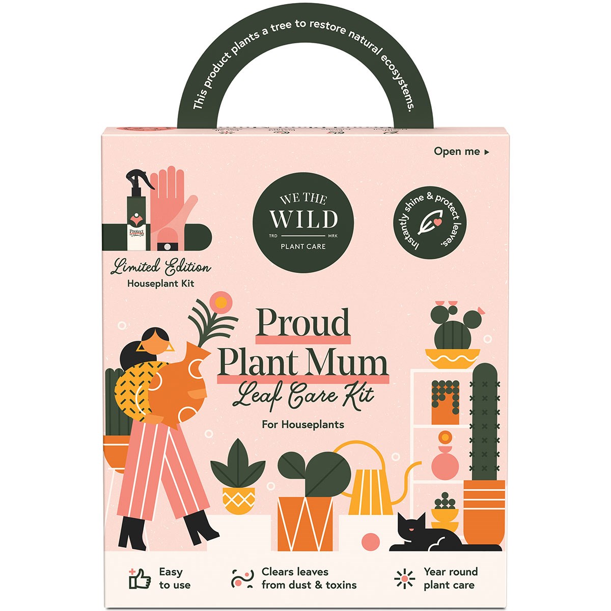 We The Wild Proud Plant Mum Leaf Care Kit with Glove — priced per each; minimum 4; multiples of 4