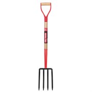 Truper Trutough Spade Fork 4 Tine D Handle - Image 2