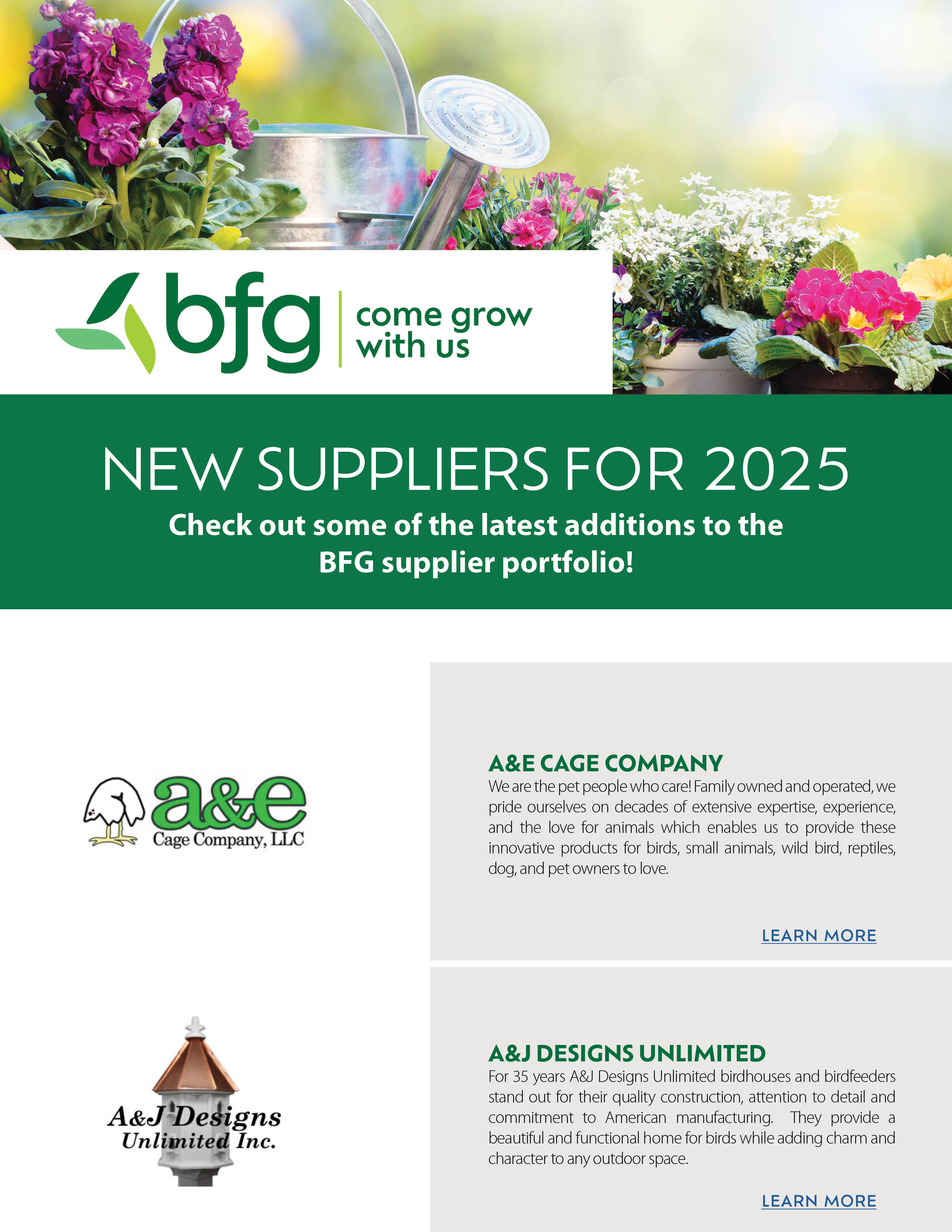 Catalogs and Flyers BFG Supply